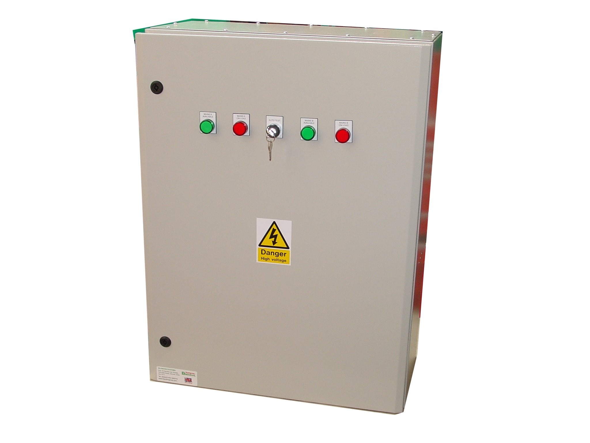 250A ATS 3 Phase Mains-Mains 400V, UVR Controlled, ICG Contactors