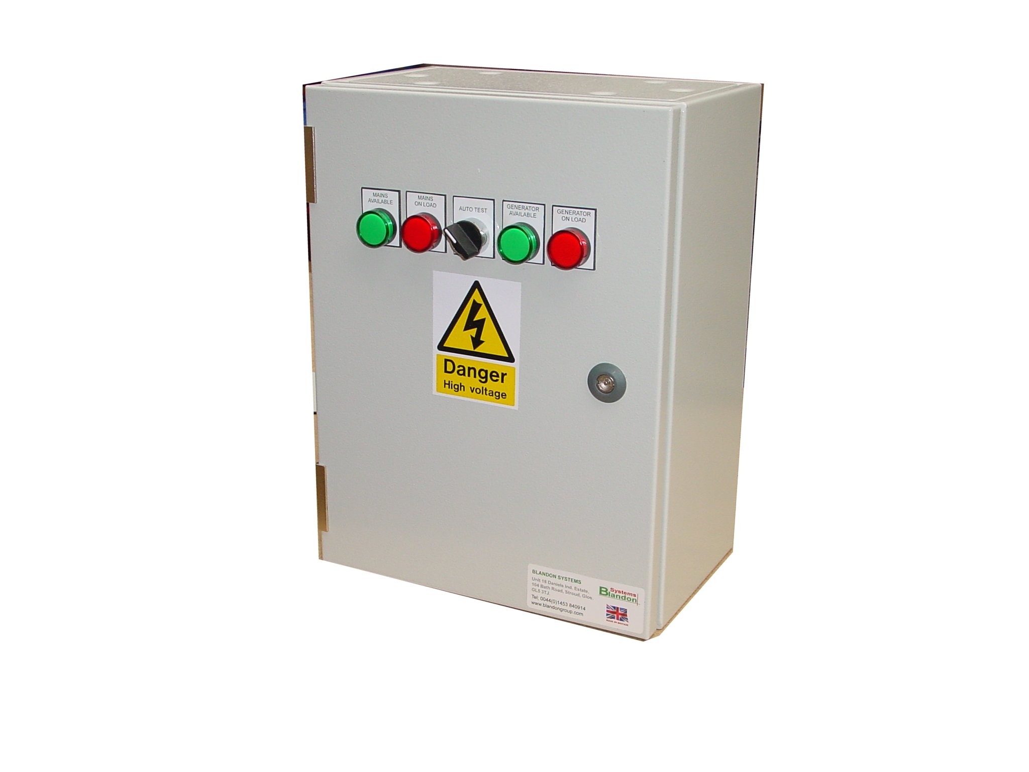 100A ATS Single Phase 230V, UVR Controlled, ICG Contactors