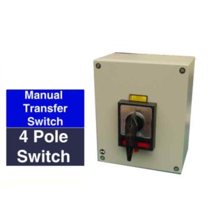 COMPACT MANUAL CHANGE OVER SWITCH 4 POLE 20-125 Amps