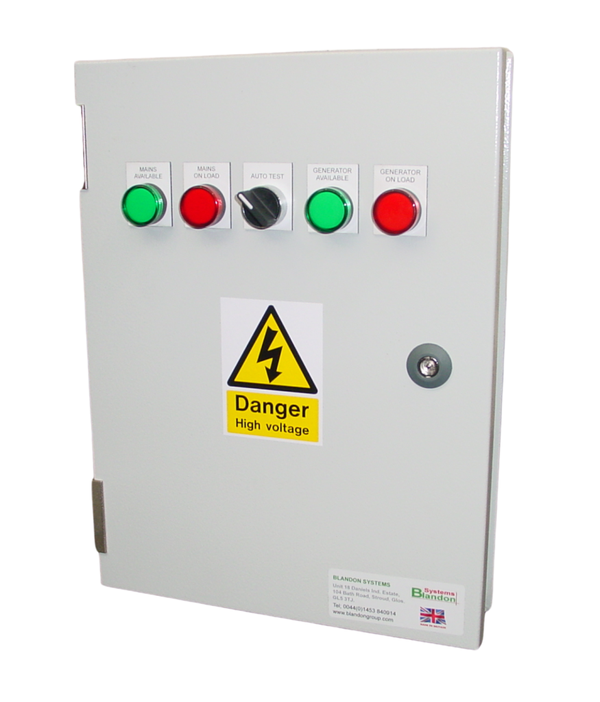 ATS 3 Phase 400V, UVR Controlled, ABB Contactors (Mains-Generator)