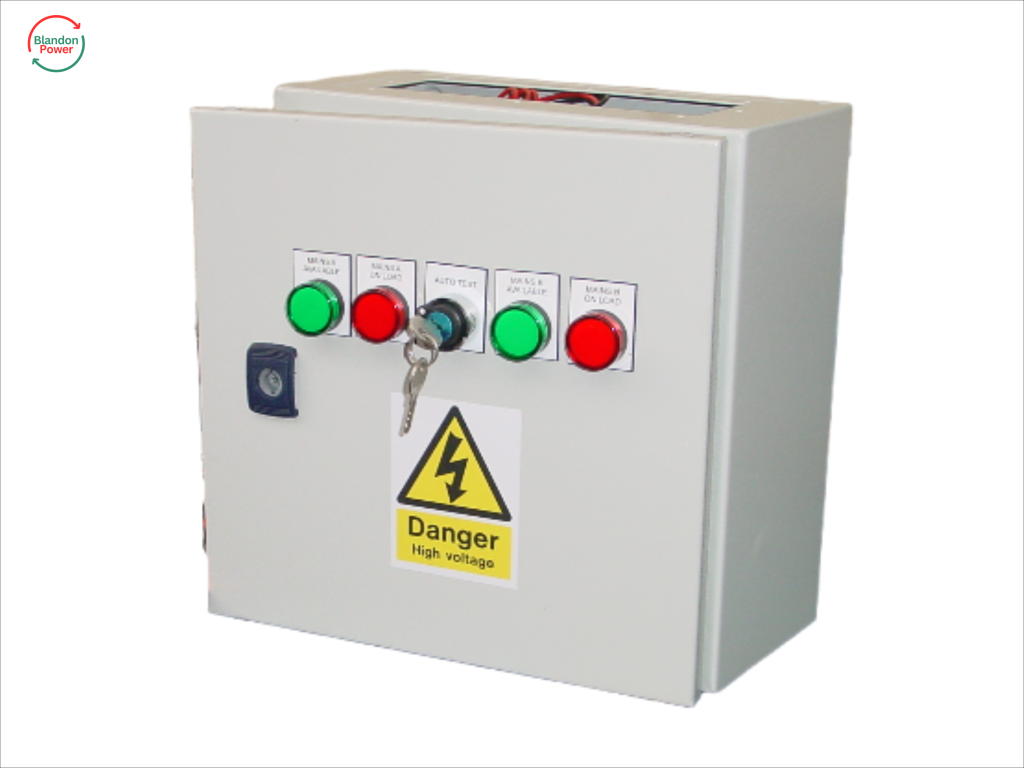 ATS 3 Phase 400V, UVR Controlled, ABB Contactors (Mains-Mains)