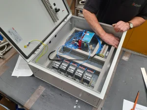 Bespoke Design 2 Bespoke build of 3 phase control panel